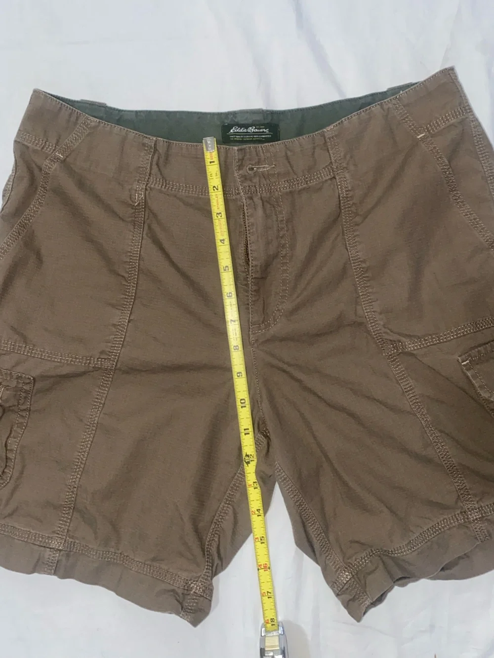Eddie Bauer Brown Cargo Shorts Sz M